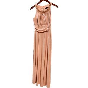 En Focus Sparkling Pink Long Dress